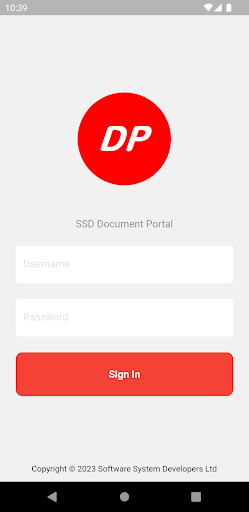 Android application SSD Document Portal screenshort