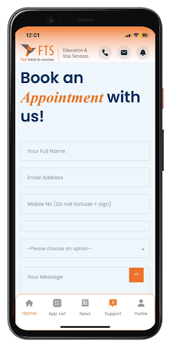 FTS Education & Visa Services Screen 3
