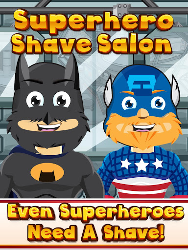 Android application Superhero Shaving Adventure screenshort