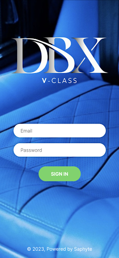 Android application DBX Chauffeur screenshort