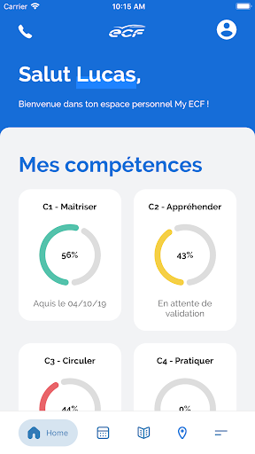 Android application My ECF screenshort