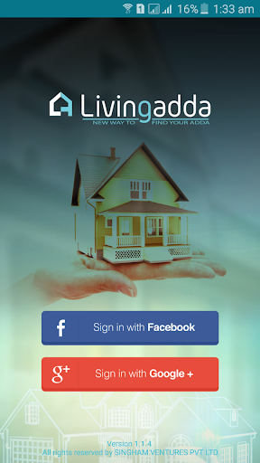 Android application Livingadda Buy,Sale,Rent Homes screenshort
