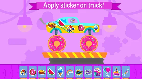Monster Truck Kids Car Games