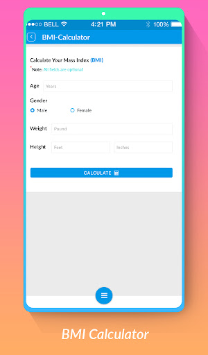 Health and Medical Calculator Screen 3