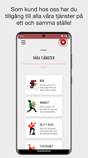 Android application Inte Bara Post screenshort