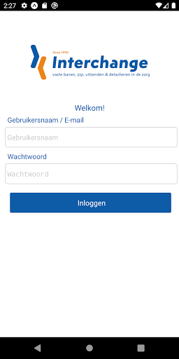 Android application Interchange screenshort
