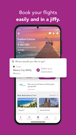 Screenshot of Volaris