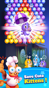 Kitten Games Bubble Shooter Cooking Game Mod Apk app for Android 4