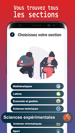Moyenni - moyenne & score BAC Screen 2