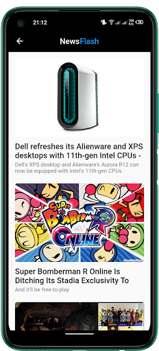 NewsSwiftly: A Simple News App Screen 2