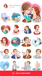 Captura de Pantalla 18 Romantic Stickers : WASticker android