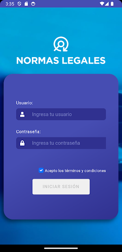 Normas Legales Online Screen 3