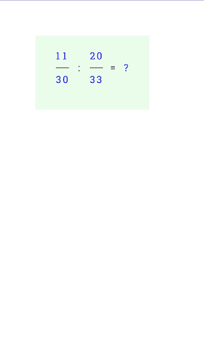 Android application VA FRACTION MULTIPLICATION screenshort