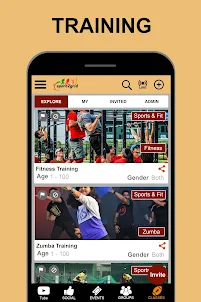 SportZGrid - Sports and Fitnes