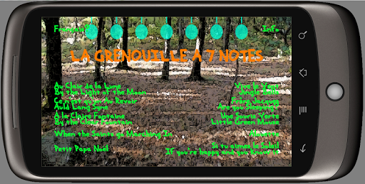 Frog Songs Screen 2