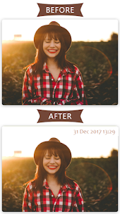 Auto Add Date and Timestamp on Camera Photos android2mod screenshots 2