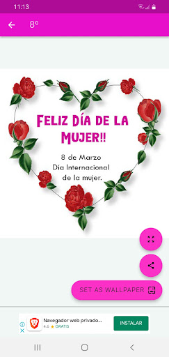 Feliz Día de la Mujer Screen 2