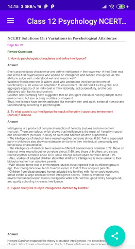 Class 12 Psychology NCERT Solu Screen 3