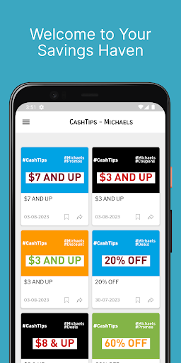 CashTips - Michaels coupons
