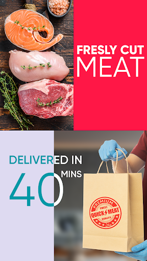 Android application QuickMeat-Fresh Meat & Seafood screenshort