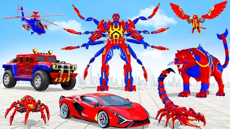 Spider Robot: Robot Car Games