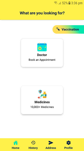 Health360 - eMedical Customer Screen 2