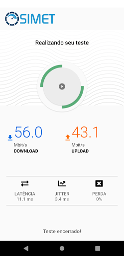 SIMET Mobile BETA Screen 2