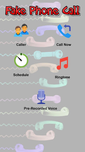 Android application Fake Call screenshort