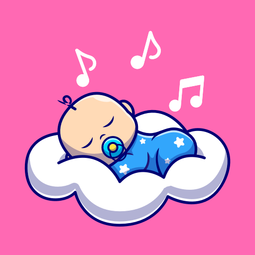 Baby lullaby music. Lullabies logo