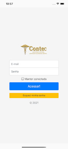 Android application Contec Assistência Contábil screenshort