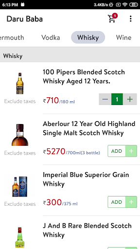 Daru Baba liquor home Delivery Screen 3