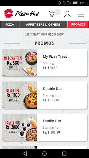 Pizza Hut – Sri Lanka Screenshot 3 - AppWisp.com