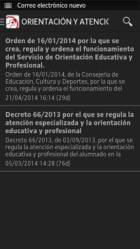 Legislación para Orientadores Screen 2