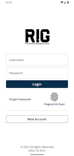 Android application Richardson Insurance Online screenshort