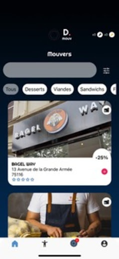 Android application D.MOUV screenshort