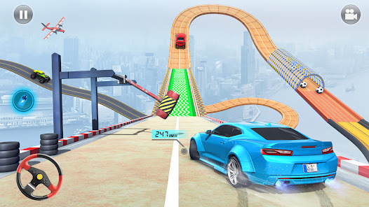 Sky Car Stunt 3D Racing Games apkdebit screenshots 3