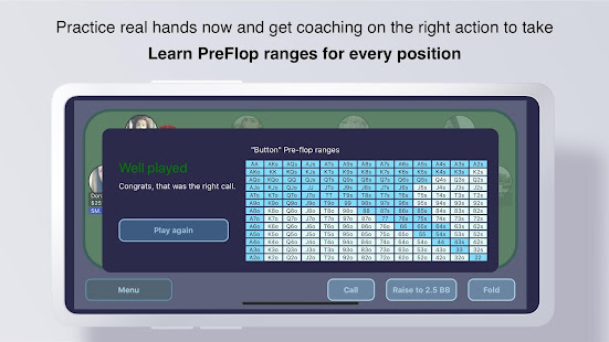 PreFlop Poker Trainer 1.0 APK + Mod (Unlimited money) untuk android