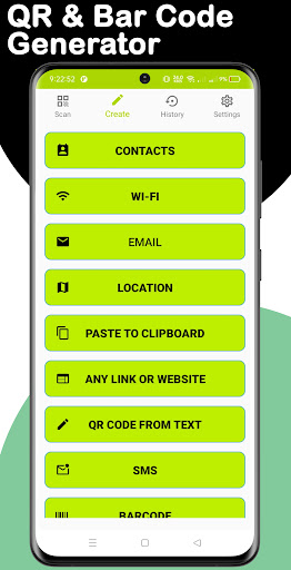 QR and Barcode FT Screen 2
