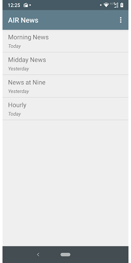 Android application AIR News - English Bulletins screenshort