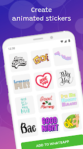 Animated & Text Sticker Maker