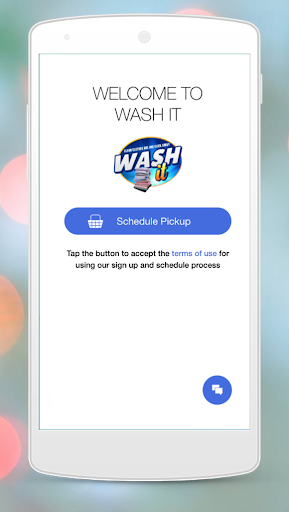 Android application WashIt NYC screenshort