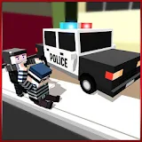 Police Cube Car Craft Sims 3D icon