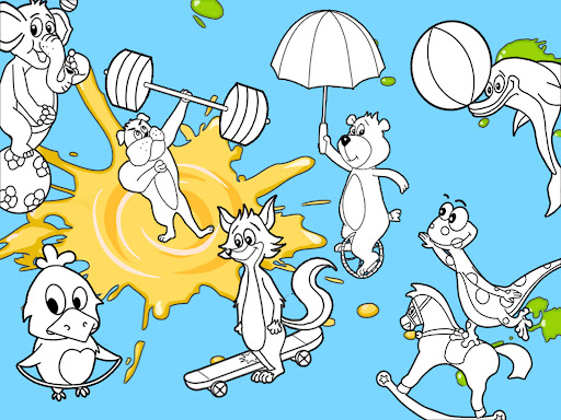 Coloring games 4 kids-Dino Fun screenshot 7