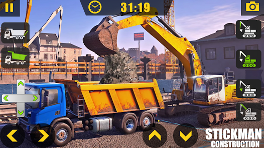 Screenshot 13 Real Construction: Excavadora android