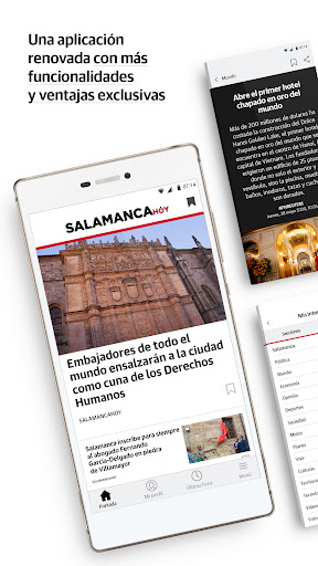 Android application Salamancahoy screenshort
