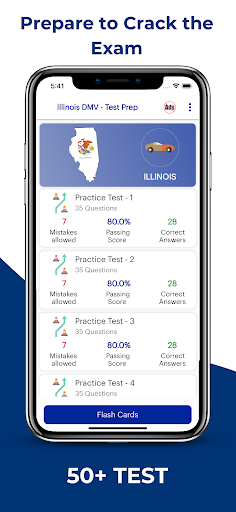 Screenshot of Illinois SOS Permit Practice