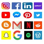 Cover Image of Télécharger Tous les médias sociaux et réseaux dans une seule application 1.2 APK