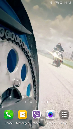 Android application Motorbike Drift Live Wallpaper screenshort