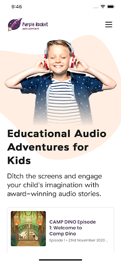 Android application Purple Rocket Podcast screenshort