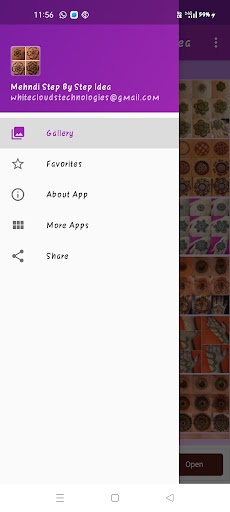 Android application Mehandi Step By Step Idea screenshort